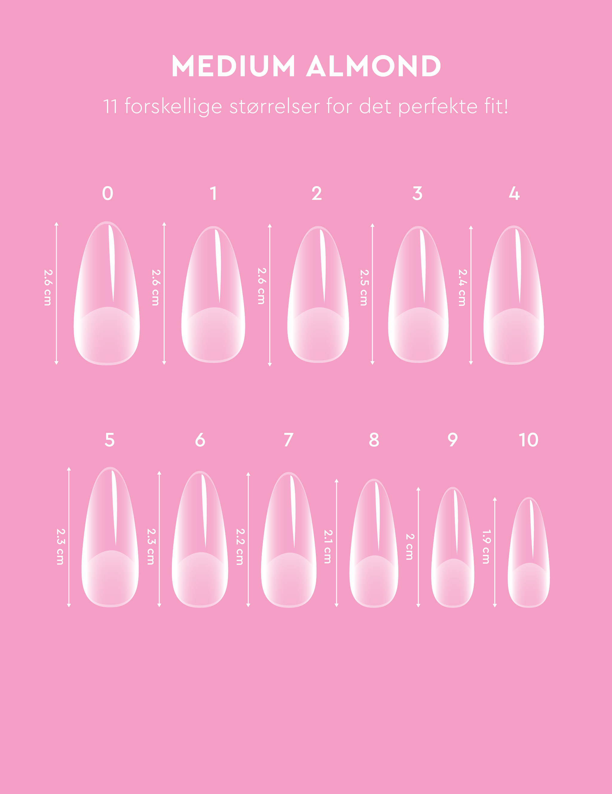 Le Gel Nail Tips, Medium Almond (14987133780317)