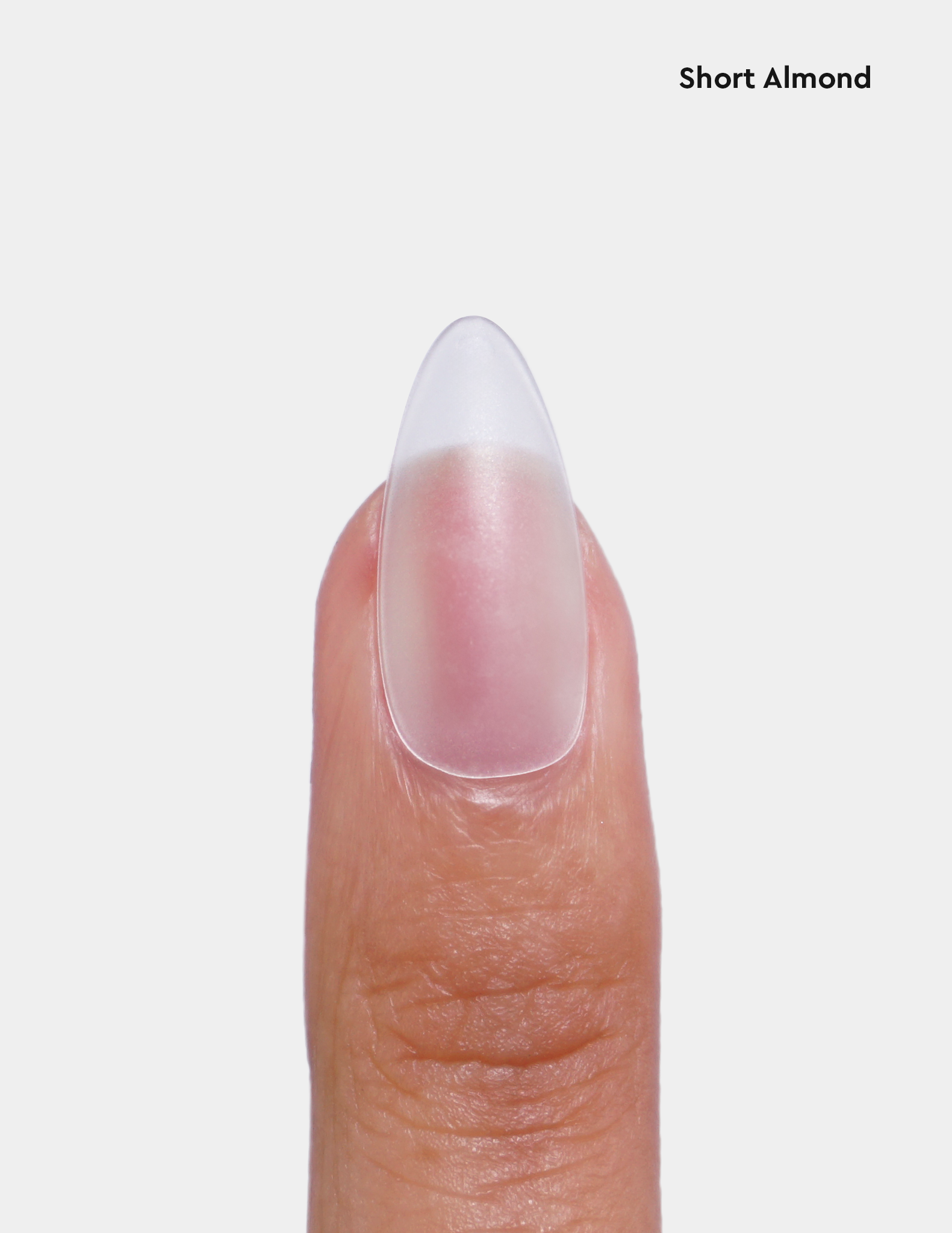 Le Gel Nail Tips (Matte & Pre Buff Effect), Short Almond (14986815537501)