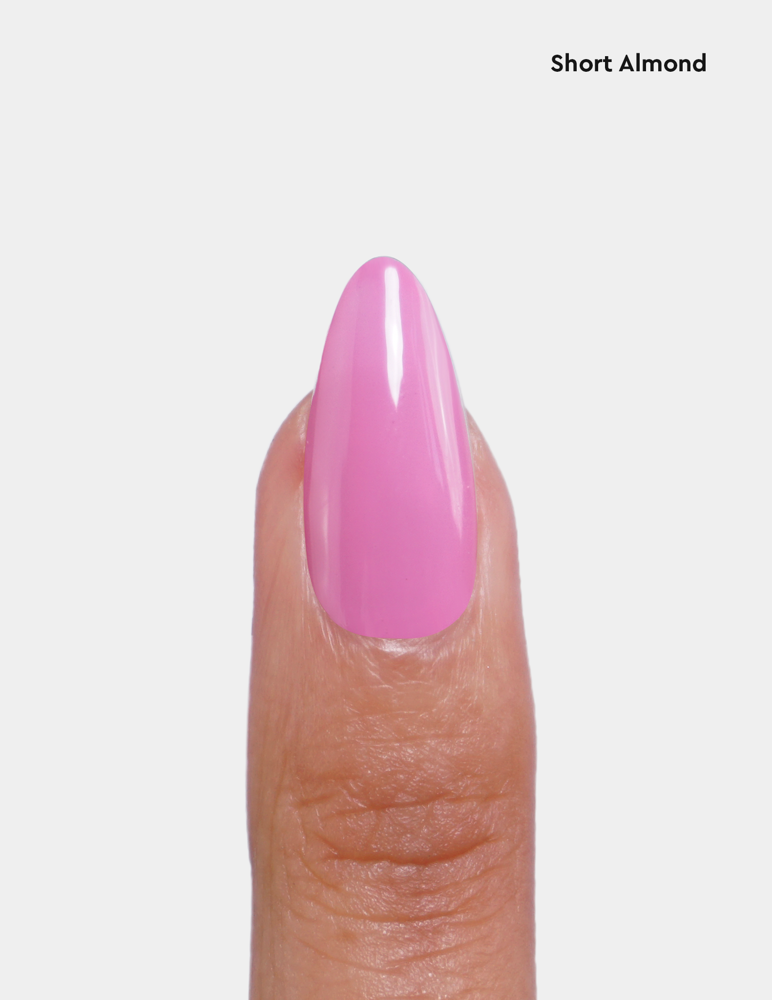 Le Gel Nail Tips (Matte & Pre Buff Effect), Short Almond (14986815537501)