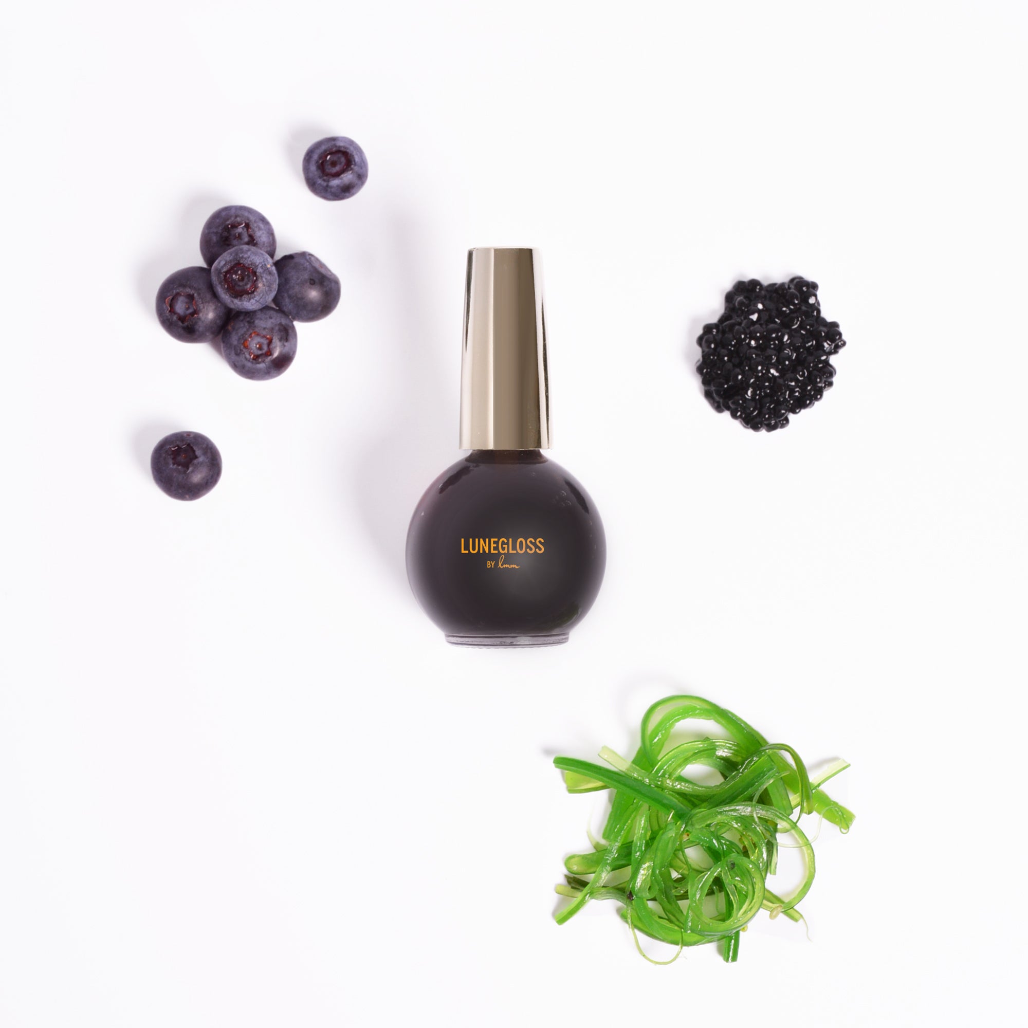 Lunegloss - Black Jelly Nail Serum - Le Mini Macaron (7003260944552)