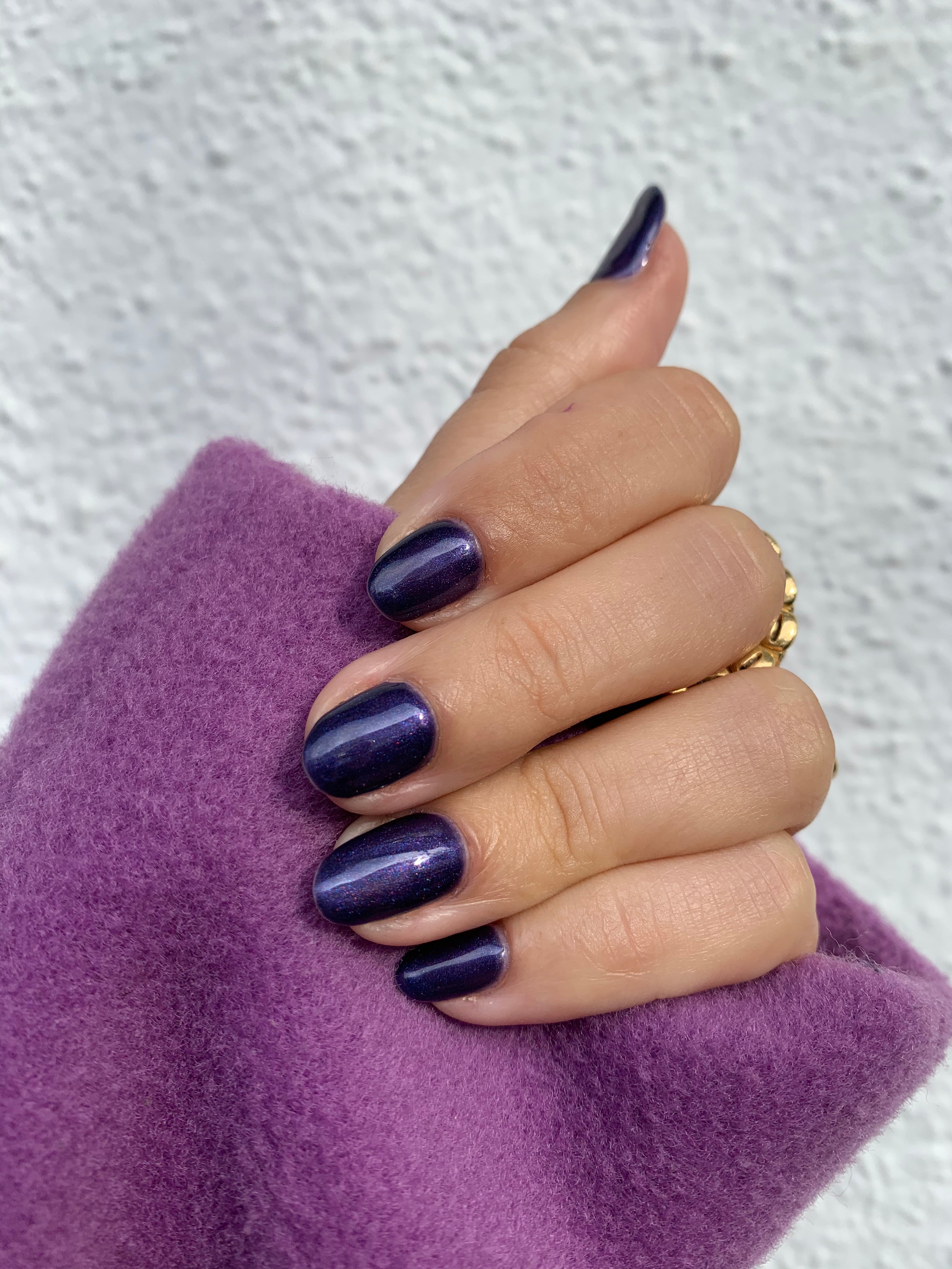 Midnight Blackberry (Shimmer) - Le Mini Macaron (4484430561325)