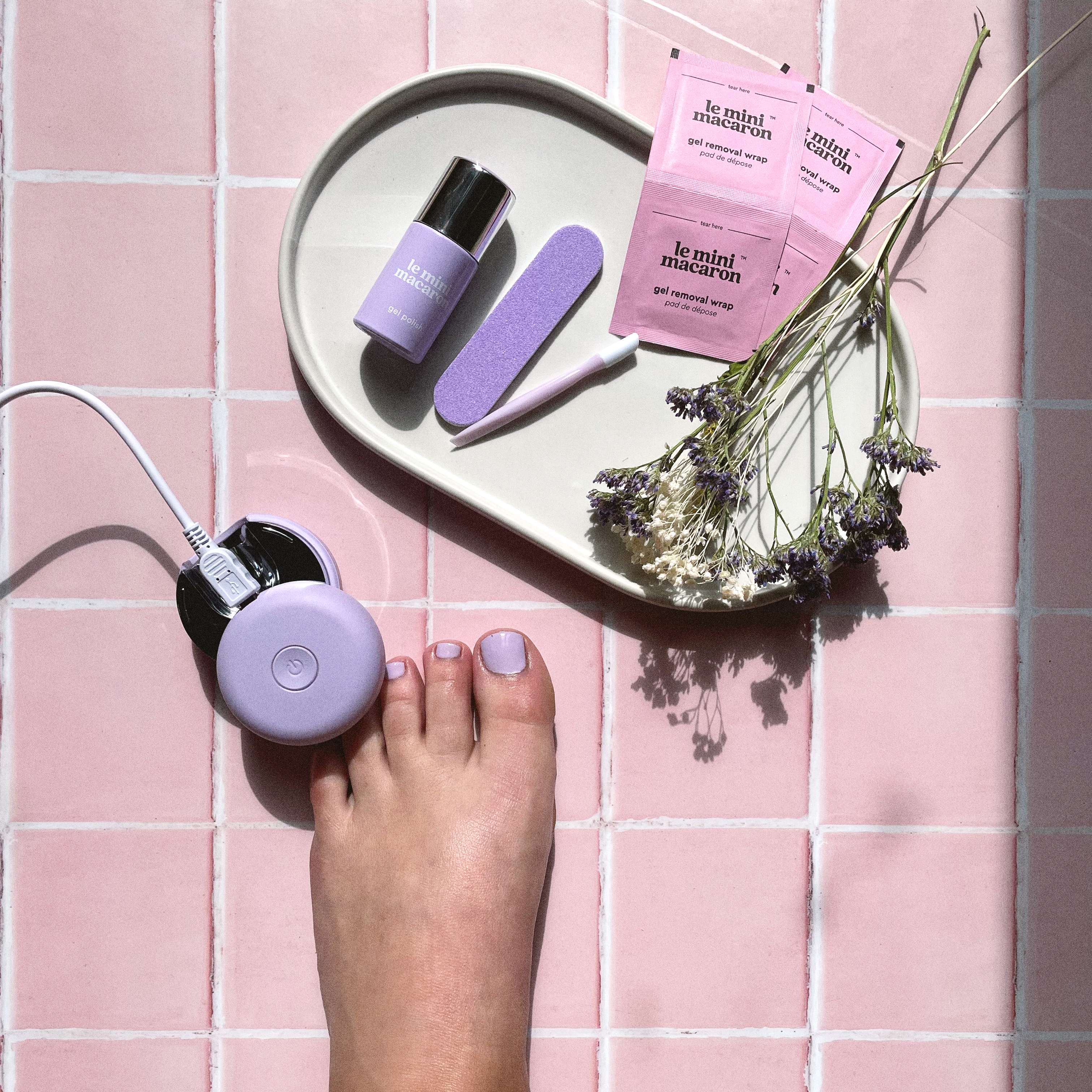 Manicure Kit - Lilac Blossom (7525680382194)