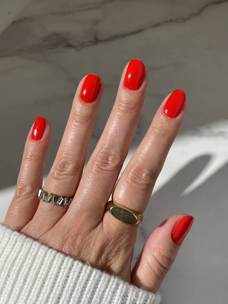Retro Red, Gel Polish (9448930836829)