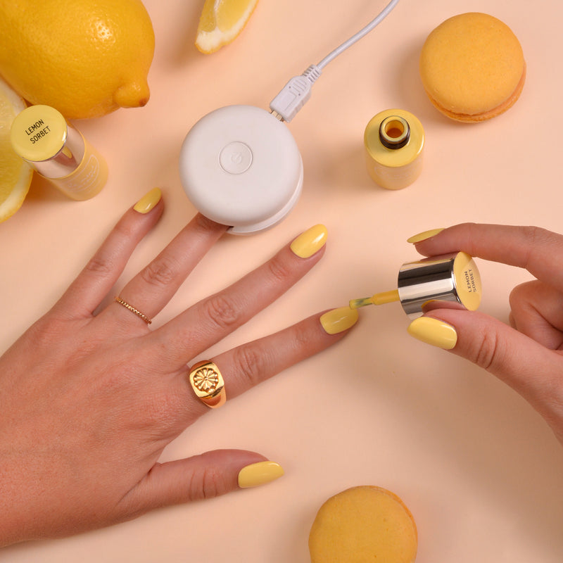 Lemon Sorbet (Cream) - Le Mini Macaron (4484956356653)