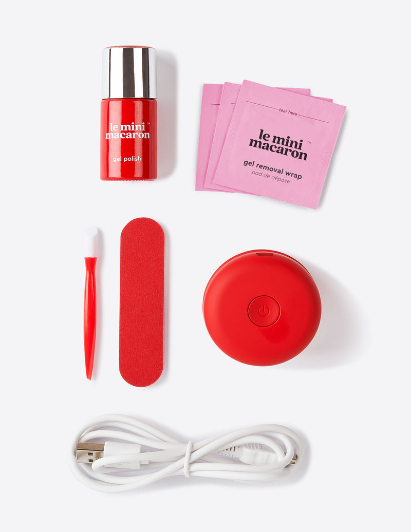 Manicure Kit - Cherry Red - Le Mini Macaron (4473718734893)